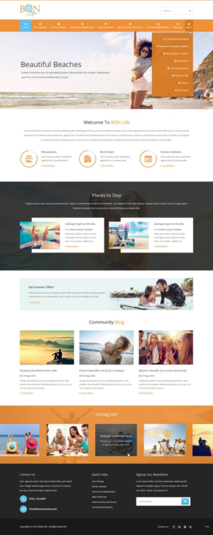 Web Design by pb for Puerto Rico Destination Weddings | Design: #11920694