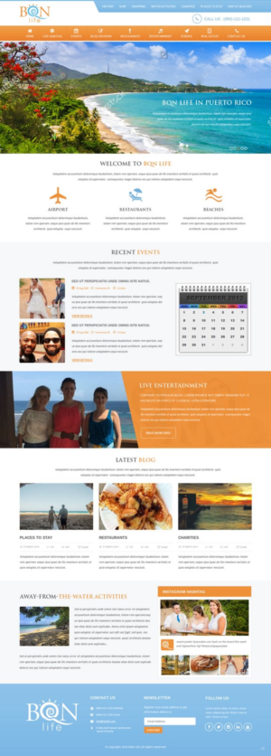 Web Design by pb for Puerto Rico Destination Weddings | Design: #11920695