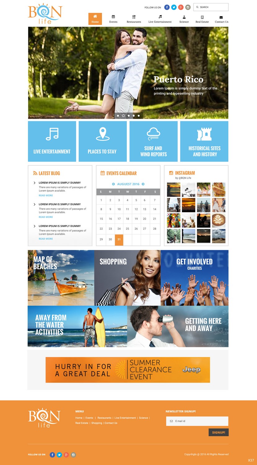 Web Design by pb for Puerto Rico Destination Weddings | Design #11931067