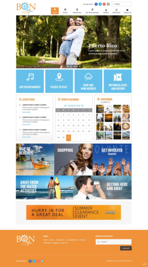 Web Design by pb for Puerto Rico Destination Weddings | Design: #11931067