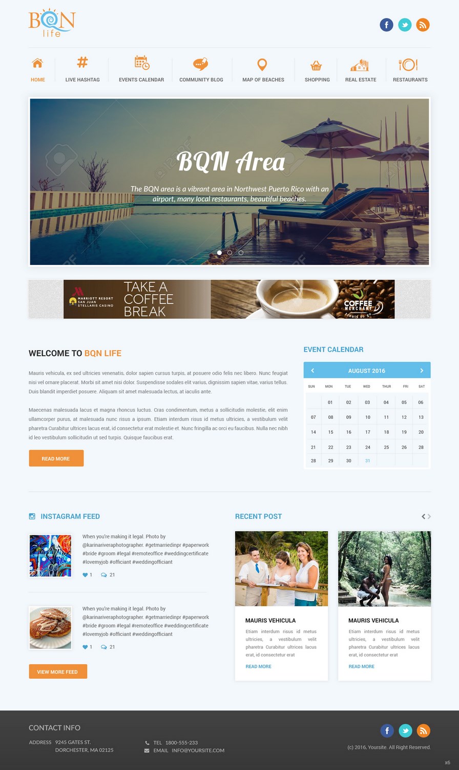 Web Design by pb for Puerto Rico Destination Weddings | Design #11943147