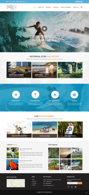 Web Design by pb for Puerto Rico Destination Weddings | Design: #11943149