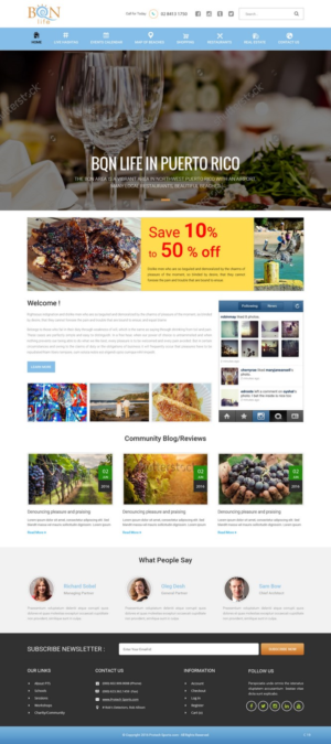 Web Design by pb for Puerto Rico Destination Weddings | Design: #11944800