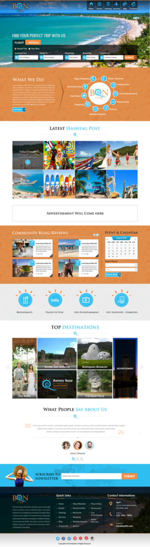 Web Design by Sbss for Puerto Rico Destination Weddings | Design: #11907103