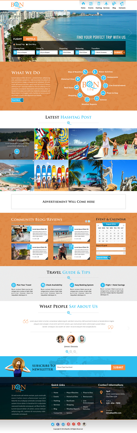 Web Design by Sbss for Puerto Rico Destination Weddings | Design #11907105