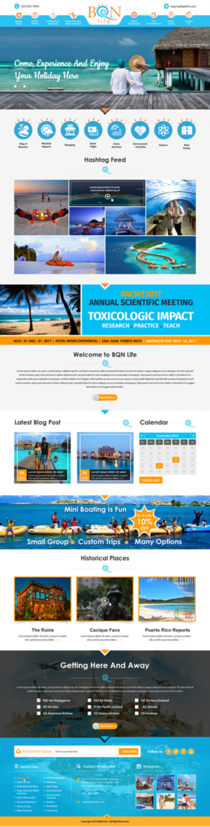Web Design by Sbss for Puerto Rico Destination Weddings | Design: #11907110