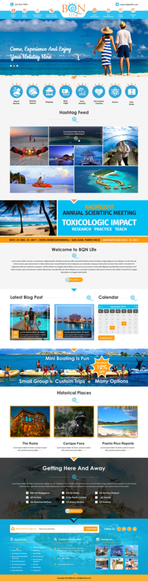 Web Design by Sbss for Puerto Rico Destination Weddings | Design: #11907111