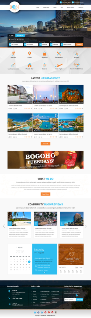 Web Design by Sbss for Puerto Rico Destination Weddings | Design: #11908618