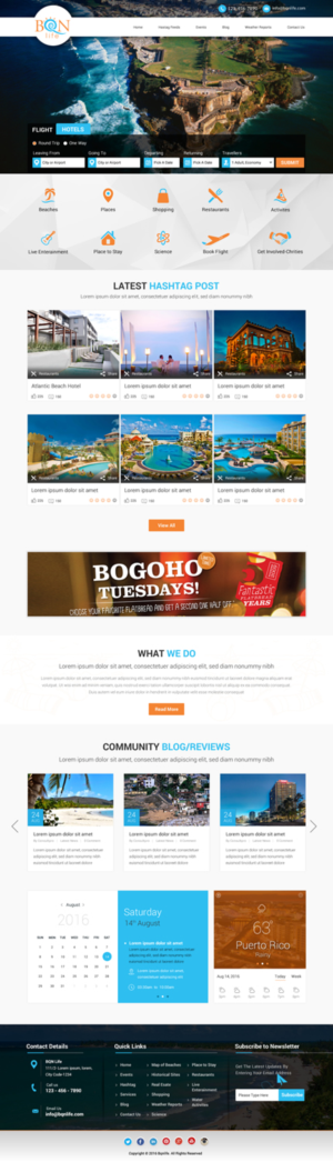 Web Design by Sbss for Puerto Rico Destination Weddings | Design: #11908619