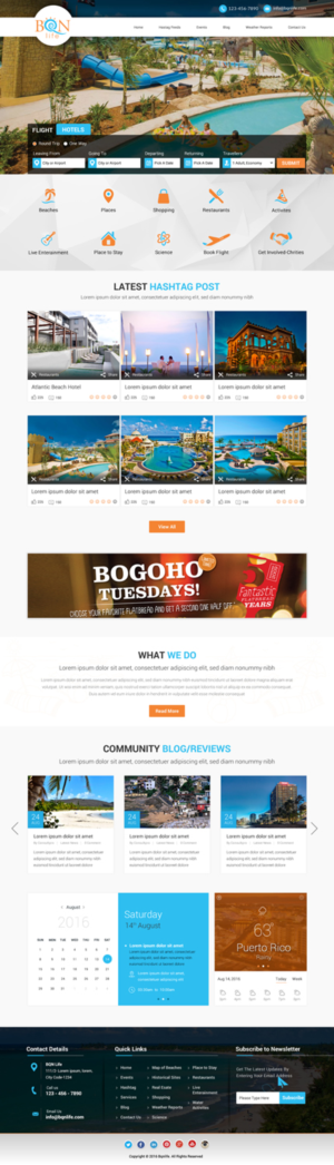 Web Design by Sbss for Puerto Rico Destination Weddings | Design: #11908624