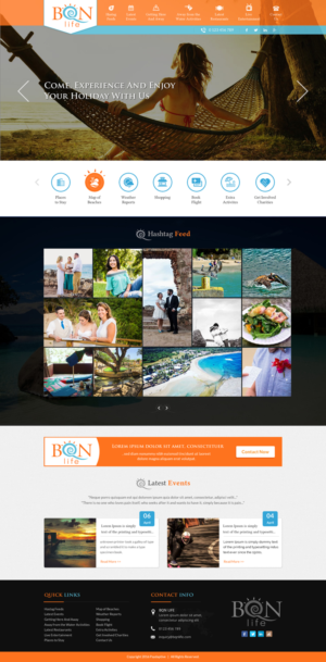 Web Design by Sbss for Puerto Rico Destination Weddings | Design: #11908625