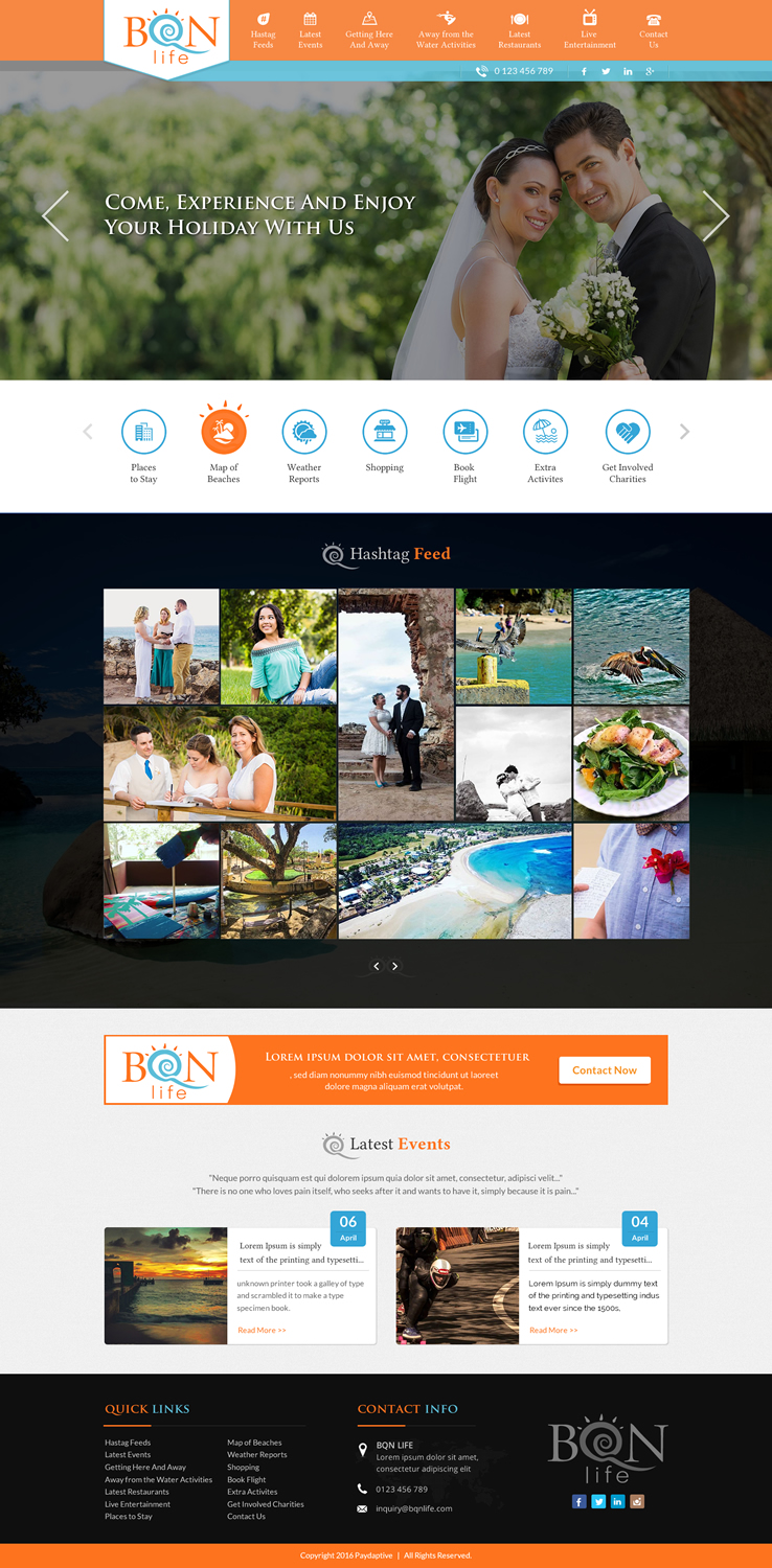 Web-Design von Sbss für Puerto Rico Destination Weddings | Design #11908626