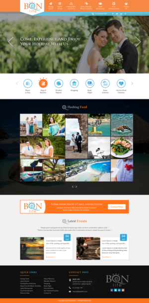 Web Design by Sbss for Puerto Rico Destination Weddings | Design: #11908626