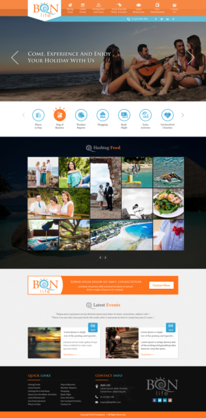 Web Design by Sbss for Puerto Rico Destination Weddings | Design: #11908627