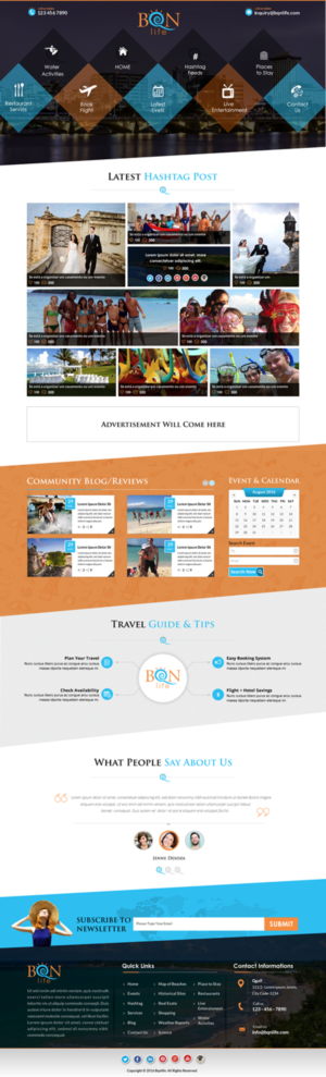 Web Design by Sbss for Puerto Rico Destination Weddings | Design: #11930334