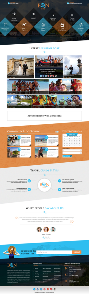 Web Design by Sbss for Puerto Rico Destination Weddings | Design: #11930335