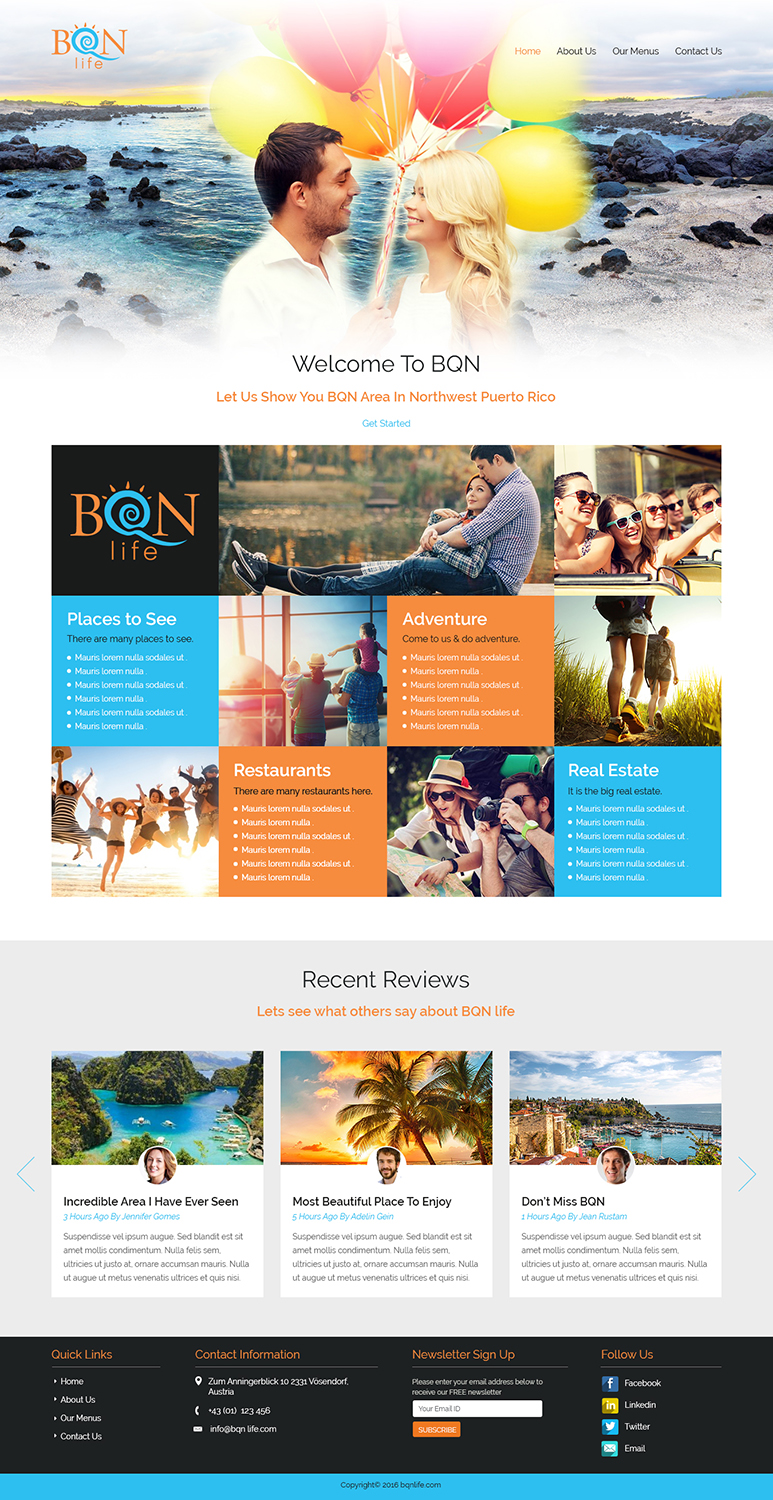 Web-Design von Tpith für Puerto Rico Destination Weddings | Design #11900921