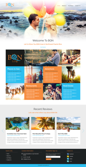 Web Design by Tpith for Puerto Rico Destination Weddings | Design: #11900921