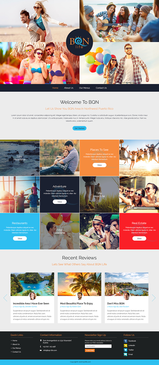 Web-Design von Tpith für Puerto Rico Destination Weddings | Design #11944181