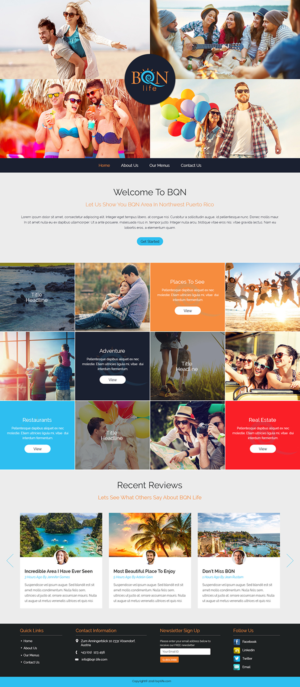 Web Design by Tpith for Puerto Rico Destination Weddings | Design: #11944181