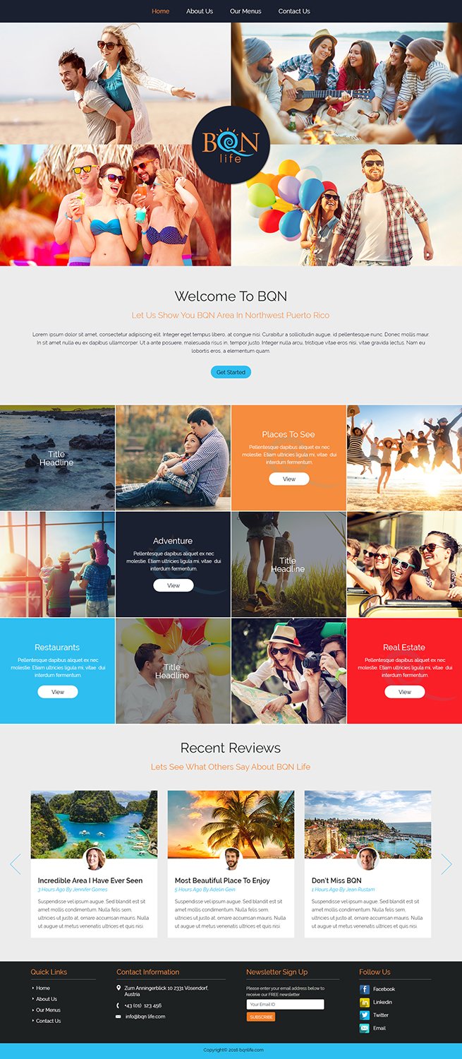 Web-Design von Tpith für Puerto Rico Destination Weddings | Design #11944770
