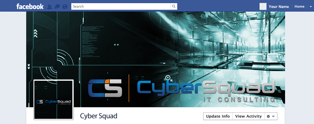 Facebook Design by biili for CyberSquad IT Consulting | Design #2416185