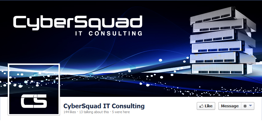 Facebook Design by HXeight for CyberSquad IT Consulting | Design #2387130