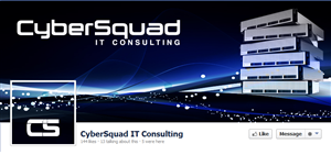 Facebook Design by HXeight for CyberSquad IT Consulting | Design: #2387130