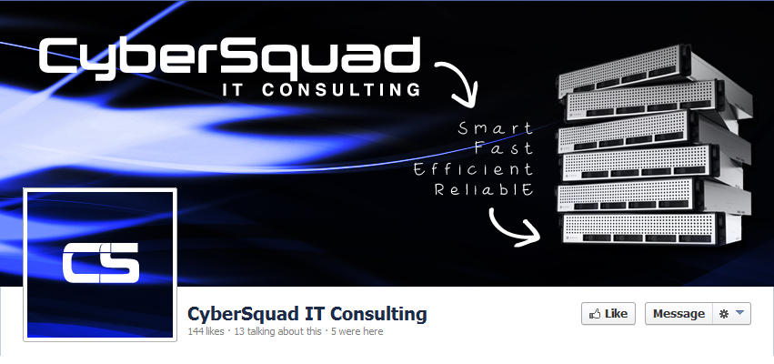 Diseño de Facebook por HXeight para CyberSquad IT Consulting | Diseño #2388544