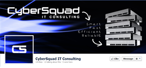 Facebook Design by HXeight for CyberSquad IT Consulting | Design #2388544