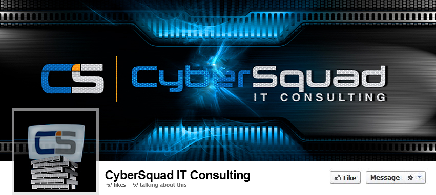 Design Facebook par Jamie pour CyberSquad IT Consulting | Design #2427825