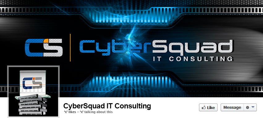 Facebook Design by Jamie for CyberSquad IT Consulting | Design #2429503