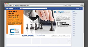 Facebook Design by Yas media for CyberSquad IT Consulting | Design: #2374110