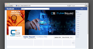 Facebook Design by Yas media for CyberSquad IT Consulting | Design: #2379192