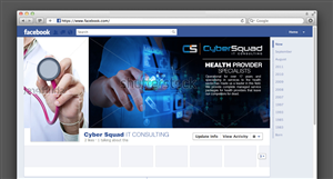Facebook Design by Yas media for CyberSquad IT Consulting | Design: #2389590