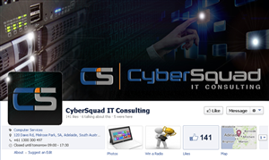 Facebook Design by AMBOGEStudios for CyberSquad IT Consulting | Design: #2368521