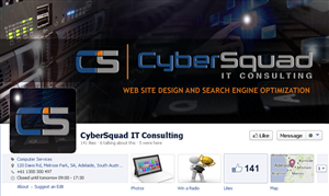 Facebook Design by AMBOGEStudios for CyberSquad IT Consulting | Design: #2368826