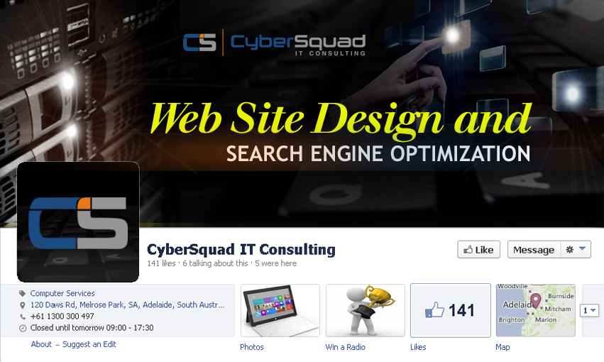 Design Facebook par AMBOGEStudios pour CyberSquad IT Consulting | Design #2372288