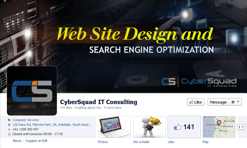 Diseño de Facebook por AMBOGEStudios para CyberSquad IT Consulting | Diseño #2372383