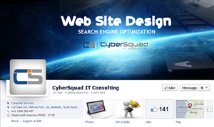 Facebook Design by AMBOGEStudios for CyberSquad IT Consulting | Design: #2372478