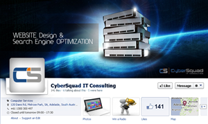 Facebook Design by AMBOGEStudios for CyberSquad IT Consulting | Design: #2372735