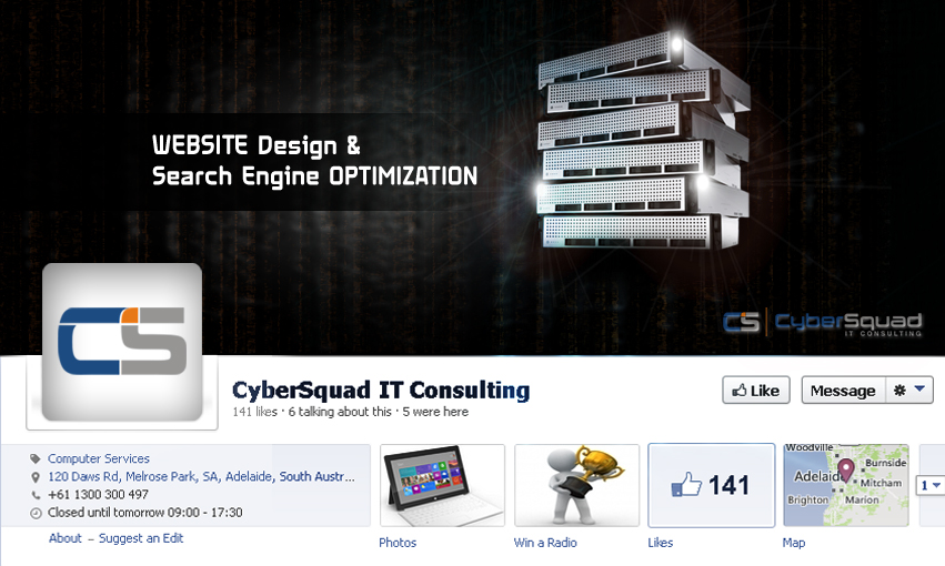 Facebook Design by AMBOGEStudios for CyberSquad IT Consulting | Design #2372783