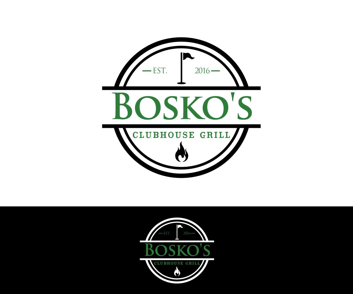 Logo-Design von Renen für Bosko's Clubhouse Grill | Design #11995925