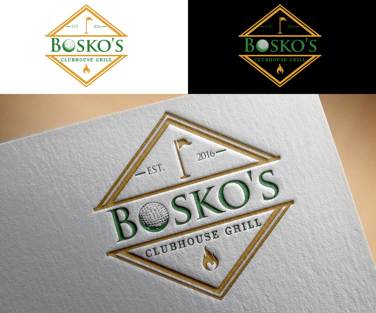 Logo Design by Renen for Bosko's Clubhouse Grill | Design #12017879