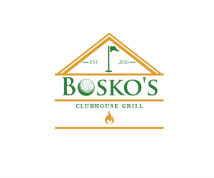 Logo-Design von Renen für Bosko's Clubhouse Grill | Design: #12024462
