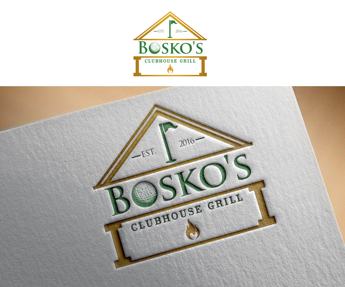 Logo-Design von Renen für Bosko's Clubhouse Grill | Design: #12057609