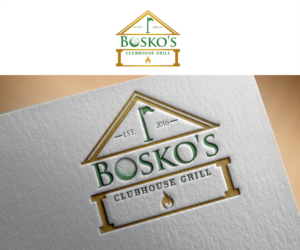 Logo-Design von Renen für Bosko's Clubhouse Grill | Design: #12057609