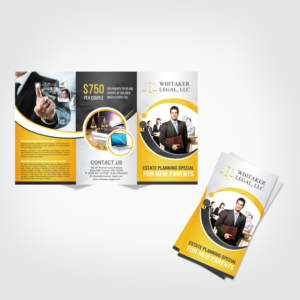Diseño de Flyer por debdesign para Whitaker Legal, LLC | Diseño: #12027264