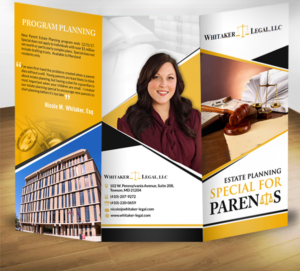 Diseño de Flyer por creative.bugs para Whitaker Legal, LLC | Diseño: #11978337