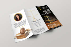 Diseño de Flyer por ecorokerz para Whitaker Legal, LLC | Diseño: #11980506